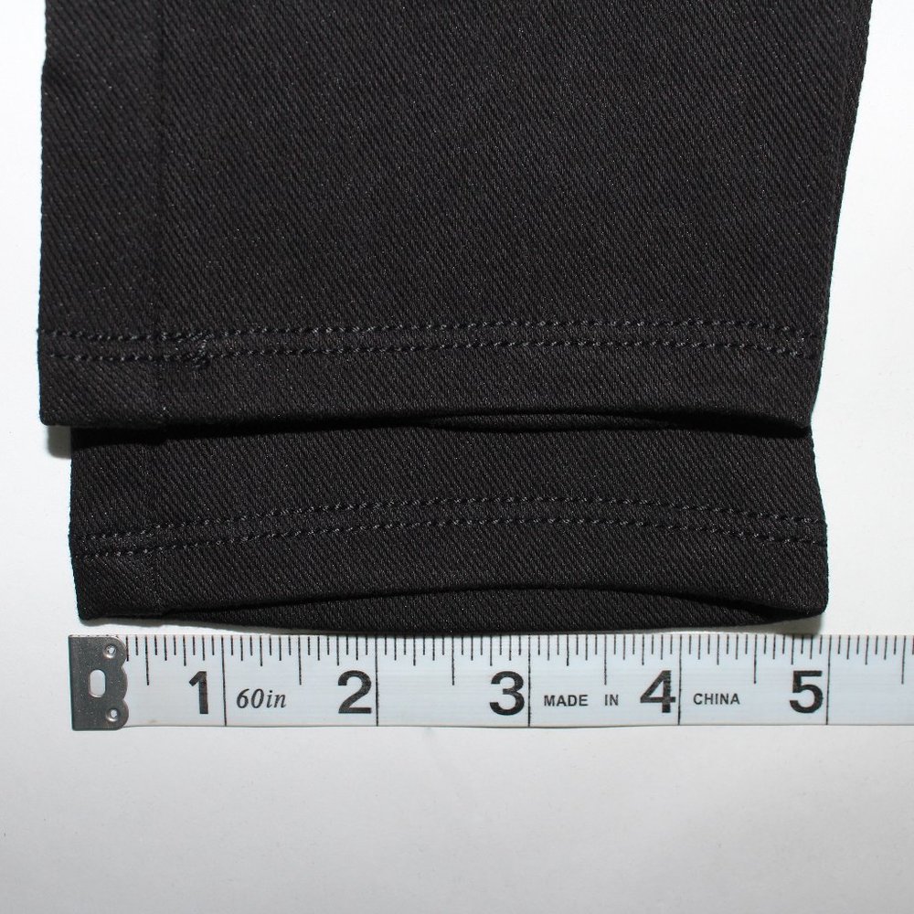 Time and Tru Black Mid Rise Fitted Stretch Capri Jeggings for Women Size XS 0-2 - Picture 4 of 10
